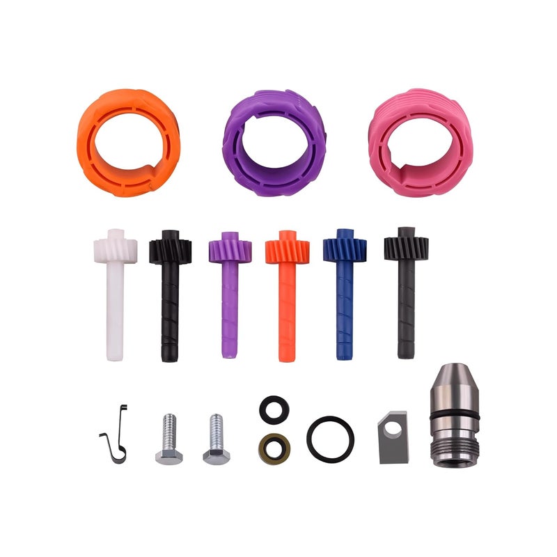 Ciuouient Speedometer Gear Kit (17 18 19 20 21 22 Teeth Speedometer Driven Gear, 7 8 10 Teeth Speedometer Drive Gear and Bullet) Compatible with GM Powerglide Turbo Th350 - Image 1